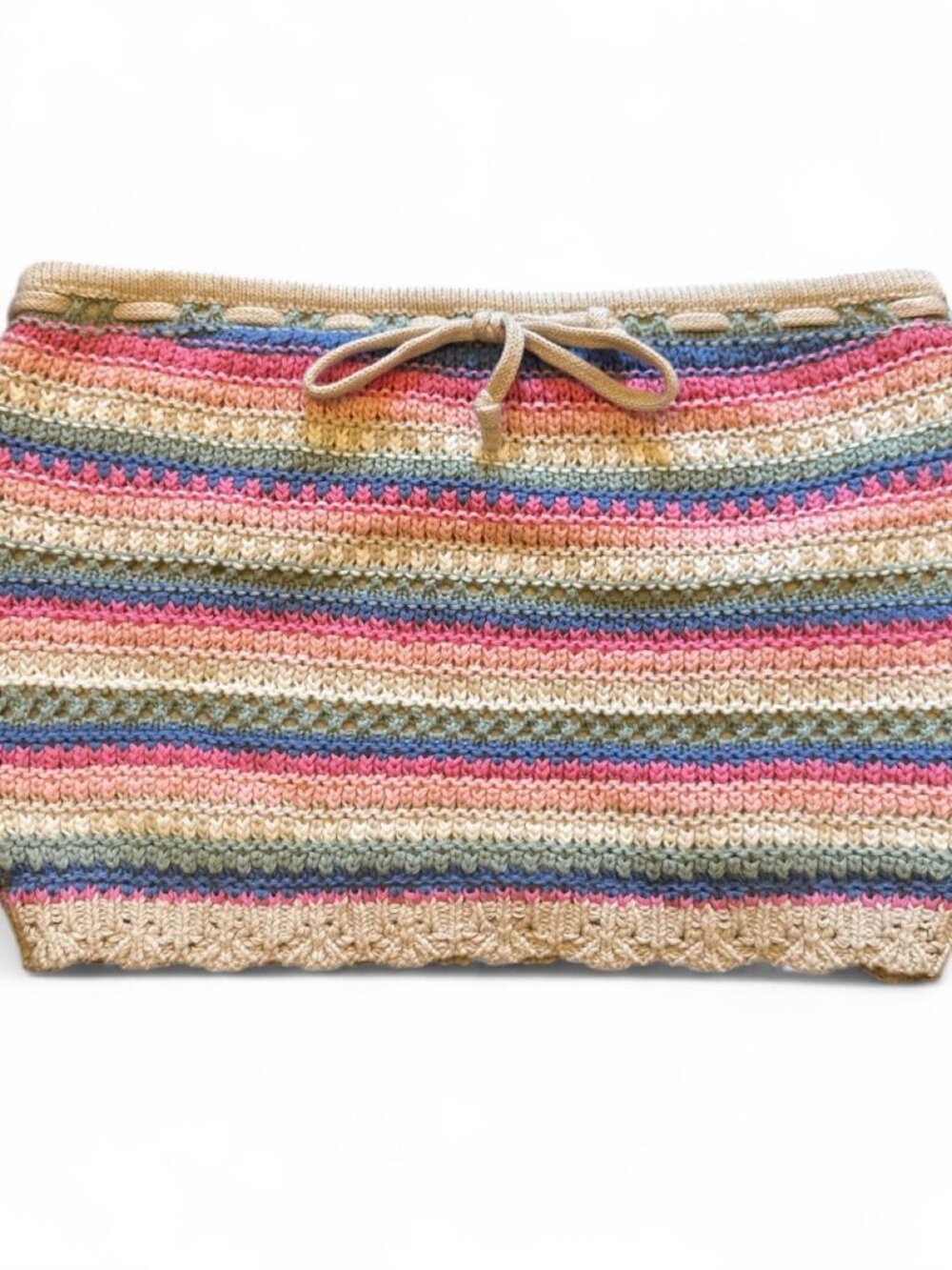 Hollister Co. Women's Multi Color Knitted Crop-top